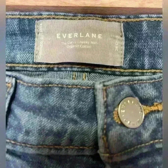 Everlane  the curvy cheeky crop , sz 28 - Picture 8 of 11